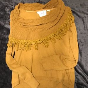 Angel of the North slouchy turtle neck sweater